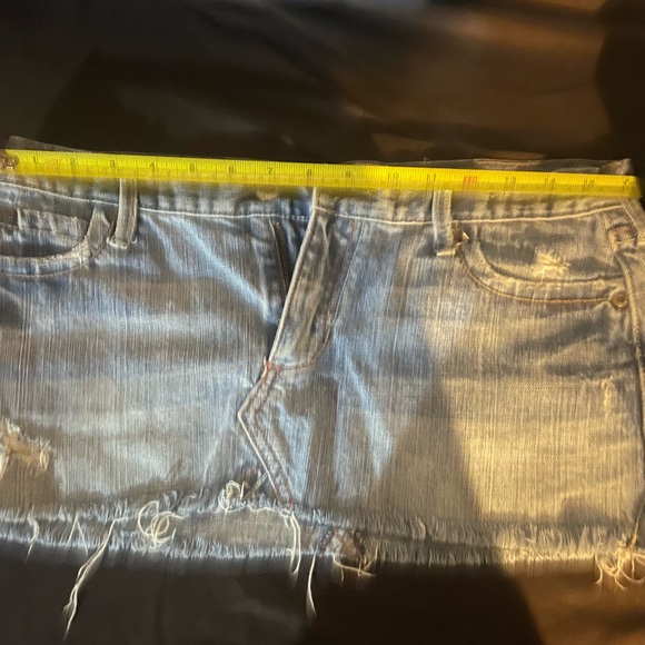 Jean mini skirt vintage - Picture 4 of 5